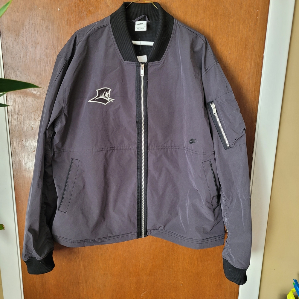 Men's Black Bomber Jacket PROVIDENCE FRIARS (Light Weight)